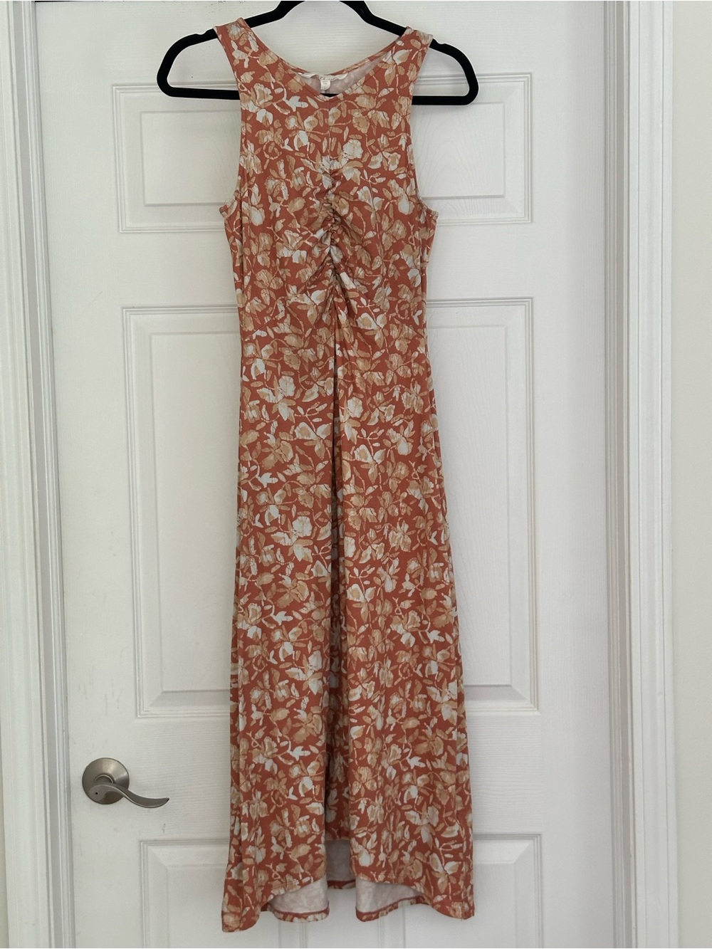 Soft Joie Rust Floral Sleeveless Maxi Dress